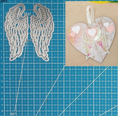 Metal cutting dies angel - metal, wings