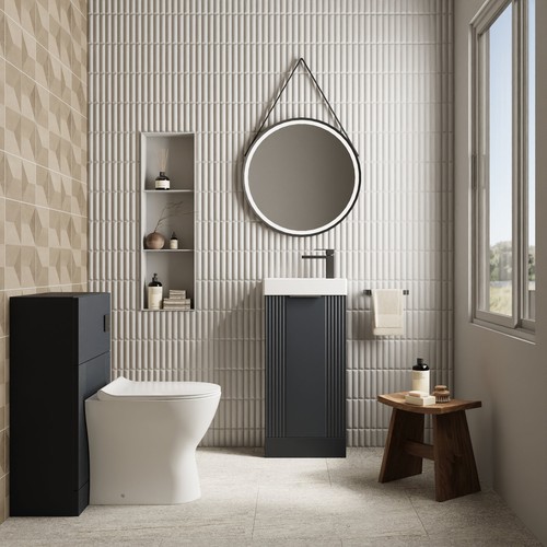 Deco cloakroom bathroom suite - bathroom,