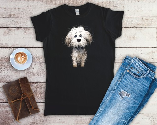 Bichon frise ladies shirt - frise,