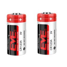 2x CR123A 3V 1500mAh