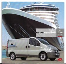 Nissan Primastar 2006-2007 UK Market Sales Brochure Van & Minibus