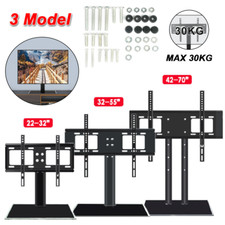 Universal 22-70 inch TV Stand Bracket Top Table Desk Mount VESA Flat Screen LCD