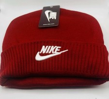NIKE UTILITY FUTURA BEANIE .Adjustable Winter burgendySnow Warm fit.ON BIG SALE!