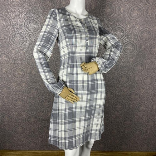 Women dress silver linen - dress,