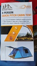 4 Person Quick Pitch Dome Tent