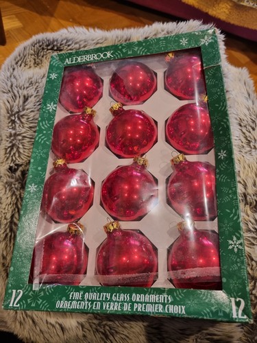 Vintage 90s large red - red, glass