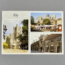 Postcard Posted 1990 Stamp Ely