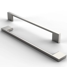 FURNIWARE 10 Pk Cabinet Handles Drawer Pull Door Slim Brushed Nickel 192mm