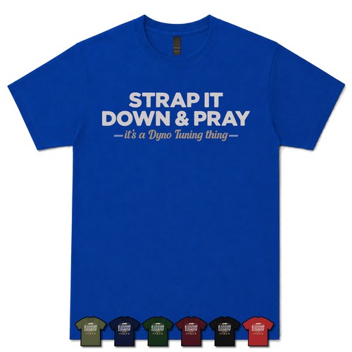 Strap down pray dyno - strap, it