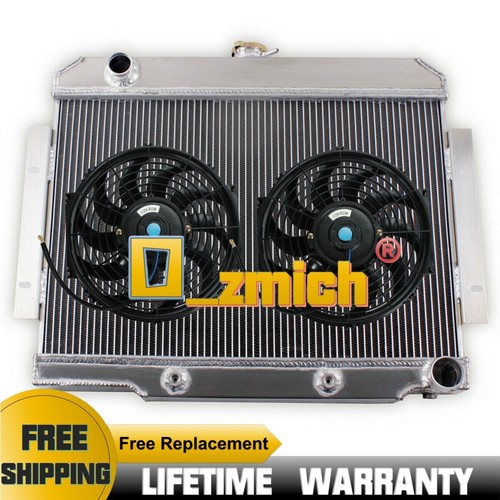 Row aluminum radiator 2xfan - row, radiator+2xfan