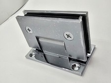 Chrome Glass To Wall Mount