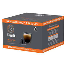 Dualit Aluminium Coffee Capsules Intense 120 Pods Nespresso Compatible