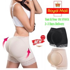 Women Padded Bum Pants Enhancer Shaper Panty Butt Lifter Booty Shorts Underwear