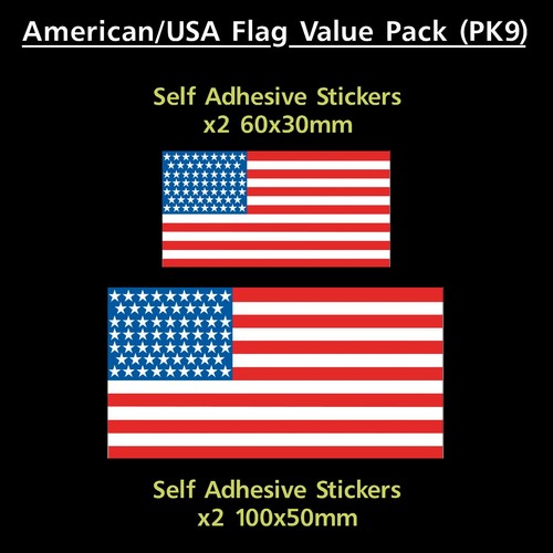 Usa america flag sticker - /,