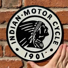 'Indian Motorcycles' Cast Iron