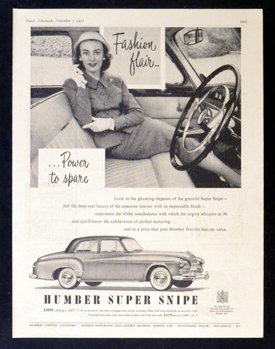 Humber super snipe 1955 rootes - snipe,