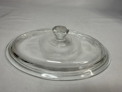 Oval clear glass casserole - oval,
