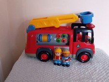 Elc Happyland Fire Engine With Figures Lights And Sounds Playset Toys Bundle