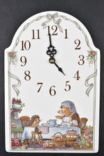 Villeroy & Boch Foxwood Tales ceramic wall clock, "Kitchen" design.