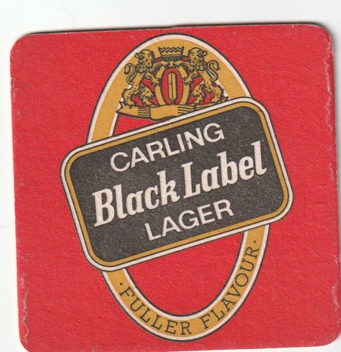 Beer mat carling black - mat,