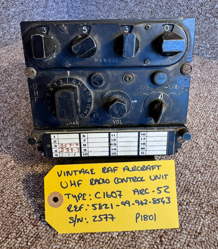 Raf aircraft uhf radio control - raf,
