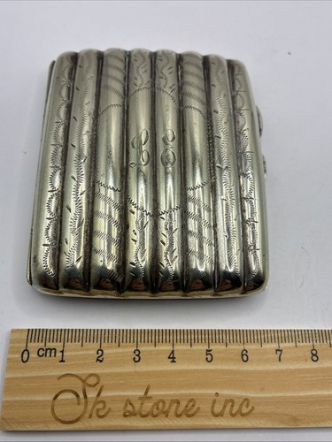 Antique silver plated - silver, fluted