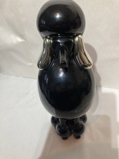 Ornamental Poodle Type Sculpture Not Sure Resin Or Ceramic Cond Slightly Tarnish