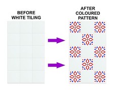 Mosaic Floral Stickers