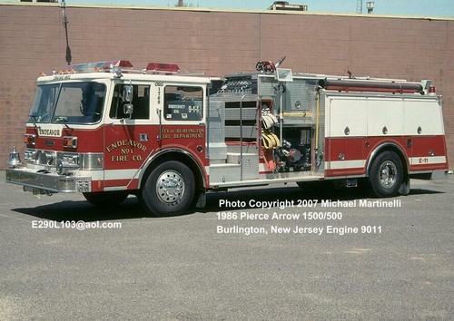 Burlington e9011 1986 - burlington, nj