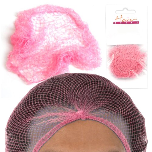 Pink slumber net hair - pink,
