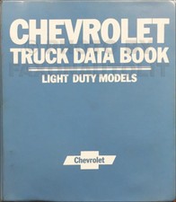 1982 Chevy Truck Data Book