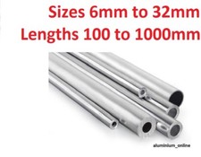 Aluminium round tube sizes - aluminium,