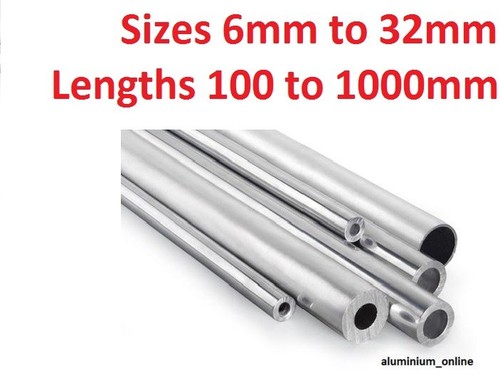 Aluminium round tube - aluminium, sizes