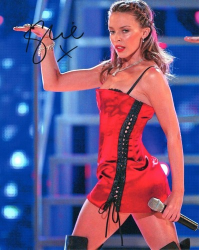 Kylie minogue autographed - kylie,