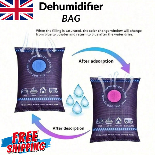 2pcs reusable dehumidifier - dehumidifier, bag