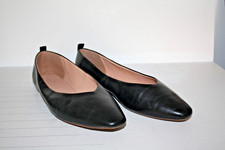 Next Black Forever Comfort Leather Square Toe Ladies Shoes UK 8 EUR 42 RRP £36