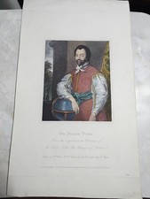 Antique Engraving Sir Francis