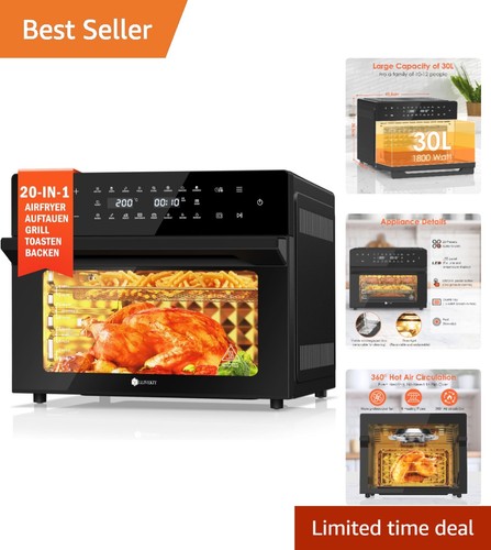 Family sized 30l air fryer - family-sized,
