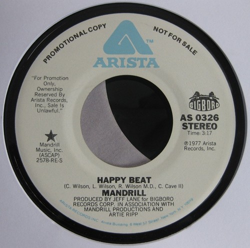 Mandrill happy beat 7 - beat, (7"