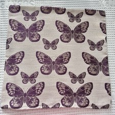 Butterflies on Beige Background  pair Cushion Covers