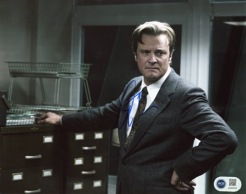 Colin firth signed photo - colin,