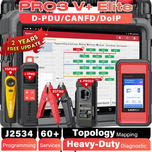 Launch x431 pro3 - launch, elite