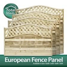 European omega lattice fence