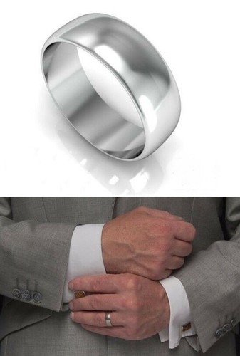 Men white gold - men's, plated