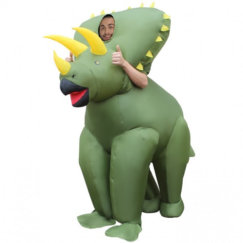 Inflatable triceratops costume - triceratops,
