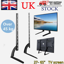 Universal Table Desk TV Stand Pedestal Monitor Riser for LCD LED Plasma 27 - 65"