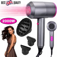 Hair Salon Hair Dryer 2000W High Power Strong Wind Dry Ion Silent Hairdresser