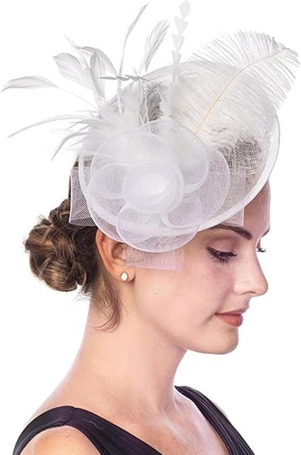Lontg women feather fascinator - feather,