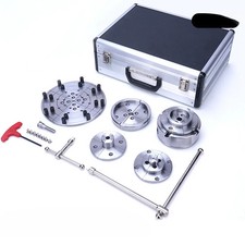 1"8 TPI thread 5.5"  4 Jaw Geared Scroll Wood Lathe Chuck 140mm box full set