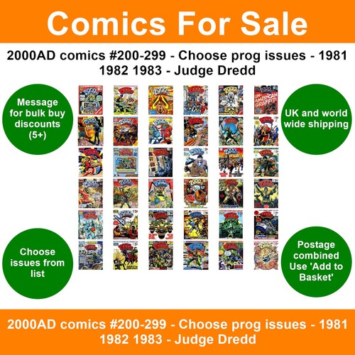 2000ad comics 200 299 - 2000ad,
